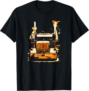 Trucker - Semi Truck Rig T-Shirt - T-Shirt | Black