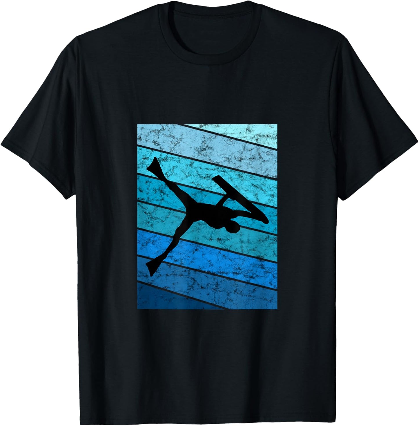 Bodyboarder Vintage Retro Ocean Bodyboard Surfer Surfing T-Shirt - T-Shirt | Black