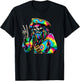 Peace Sign Tie Dye Pirate T-Shirt - T-Shirt | Black