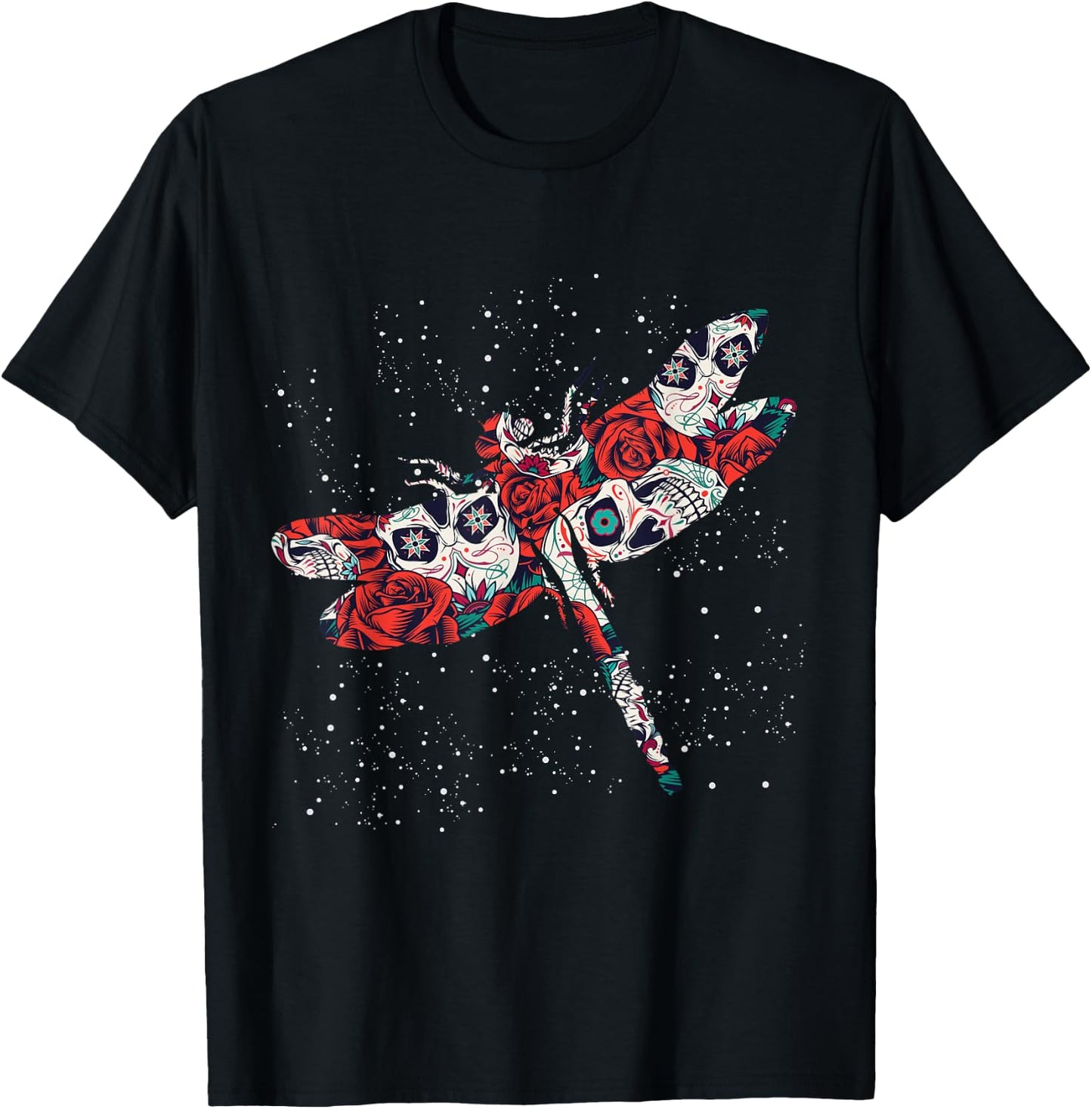 Vintage Dragonfly T-Shirt - T-Shirt | Black