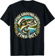Fish Around And Find Out Funny Fishing Bass Dad T-Shirt - T-Shirt | Black