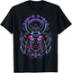 Japanese Demon Samurai Oni Face Mask Glitch T-Shirt - T-Shirt | Black