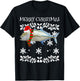 Fish Merry Christmas Ornament Bluefin Trevally Ugly Xmas T-Shirt - T-Shirt | Black