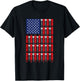 American Flag Darts T-Shirt - T-Shirt | Black