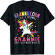 Grammiecorn Like A Normal Grammie Only Way More Magical T-Shirt - T-Shirt | Black