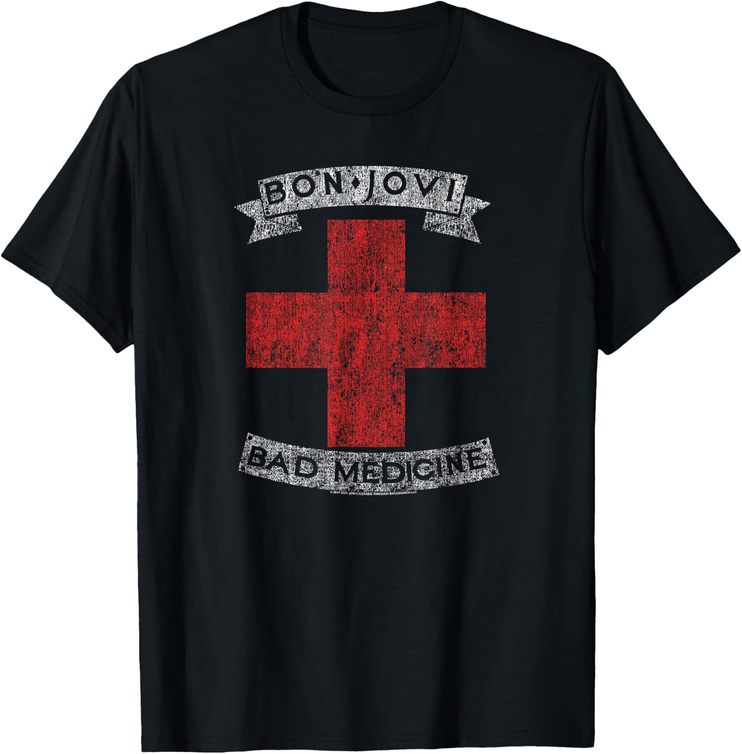 Bon Jovi Bad Medicine T-Shirt - T-Shirt | Black