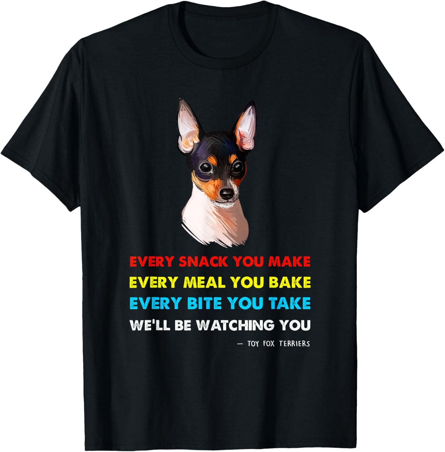 Toy Fox Terrier Dog Shirt | Toy Fox Terrier T-Shirt - T-Shirt | Black