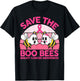Save The Boobees Boo Bees Breast Cancer Halloween Women T-Shirt - T-Shirt | Black