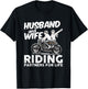 Husband And Wife Riding Partners For Life - Motorcycle Lover T-Shirt - T-Shirt | Black
