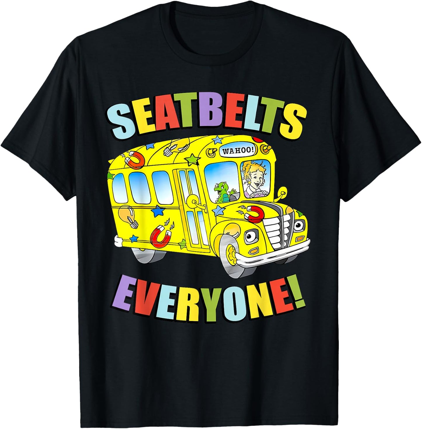 Seatbelts Everyone! T-Shirt - T-Shirt | Black