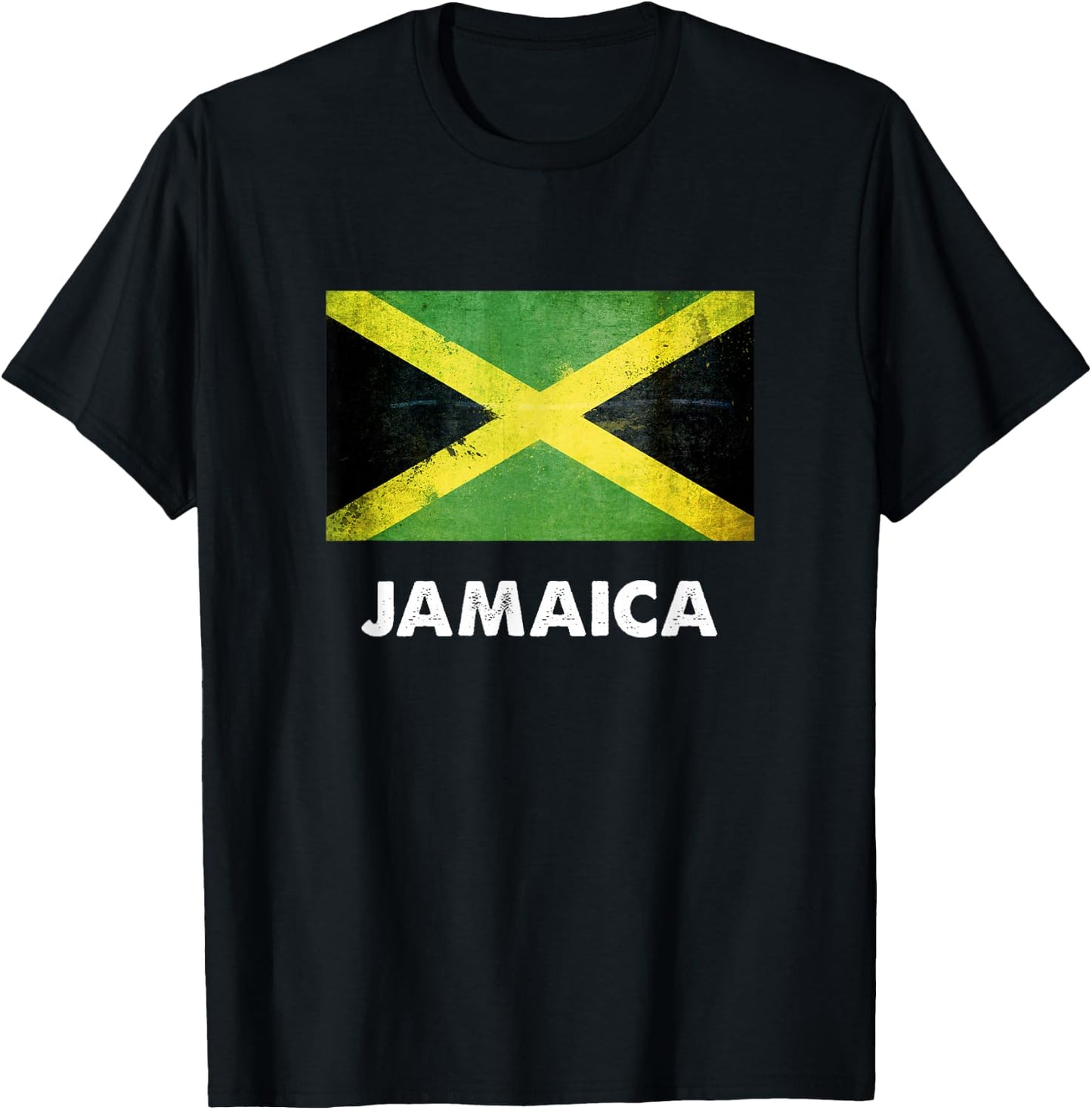 Jamaica Flag Shirt | Jamaican T-Shirt - T-Shirt | Black