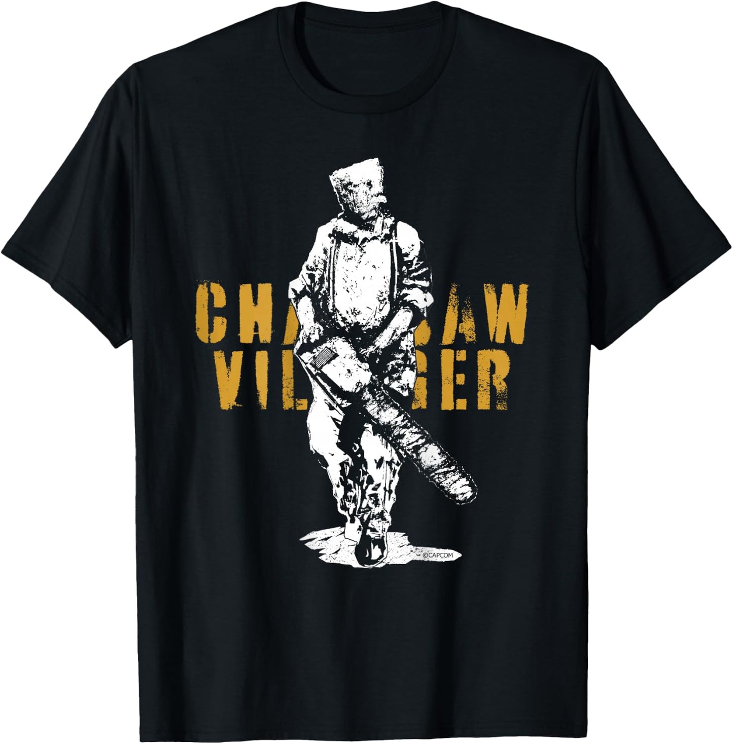 Resident Evil 4 Chainsaw Villager T-Shirt - T-Shirt | Black