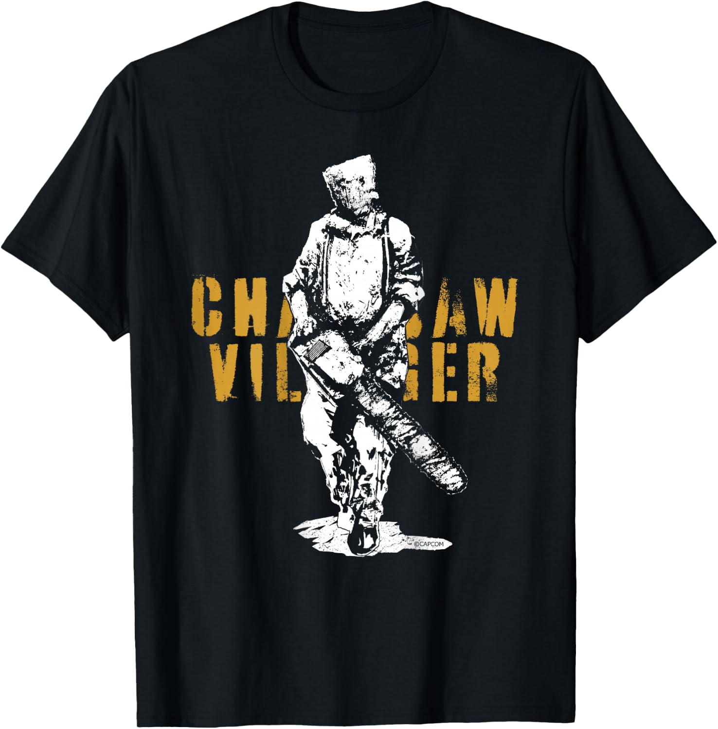 Resident Evil 4 Chainsaw Villager T-Shirt - T-Shirt | Black
