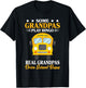 Grandpas Drive School Buses School Bus Driver Grandfather T-Shirt - T-Shirt | Black
