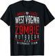 West Virginia Zombie Outbreak Response Team Halloween T-Shirt - T-Shirt | Black