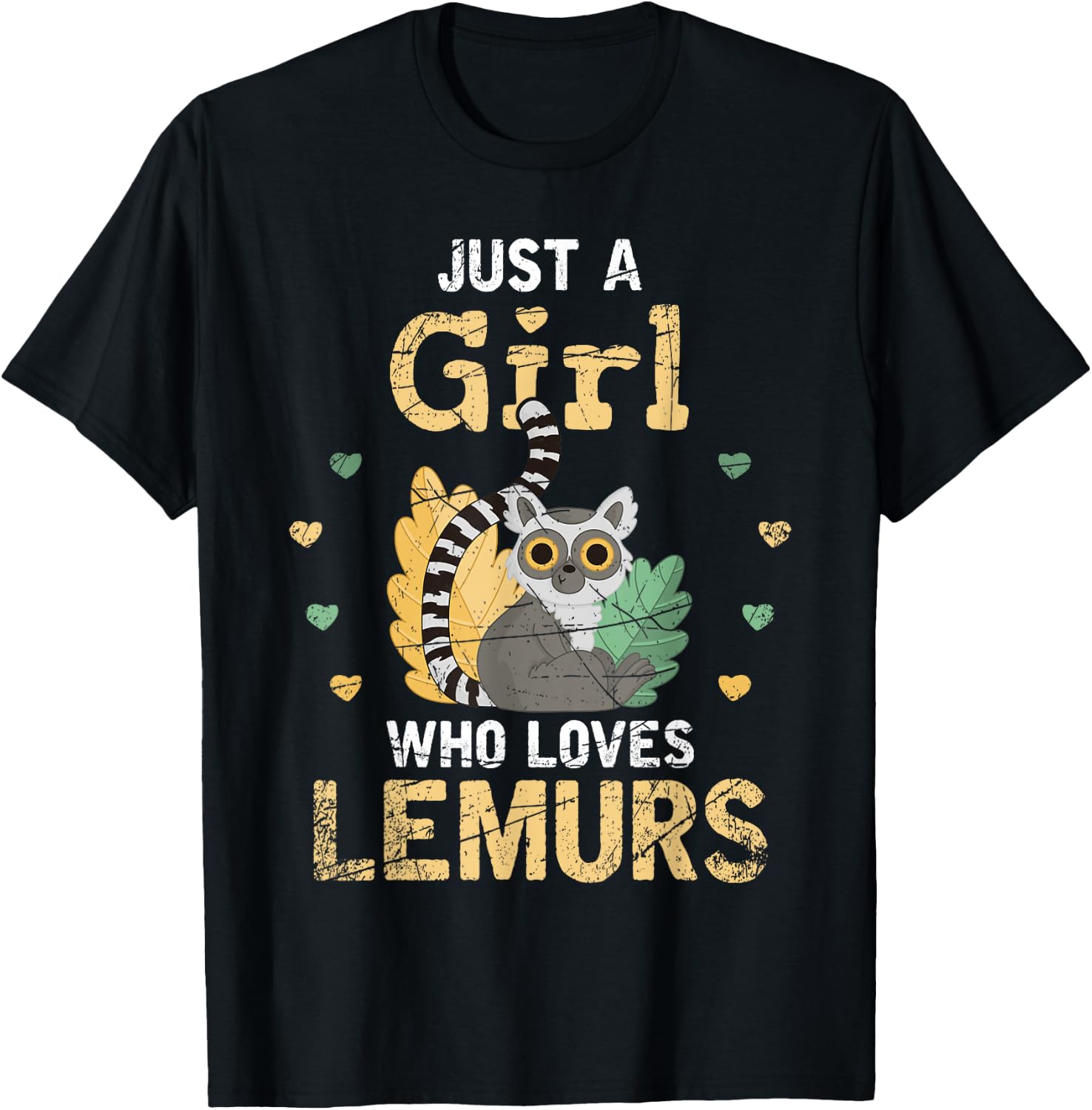 Madagascar Island Zoo Keeper Women Gift Lemur T-Shirt - T-Shirt | Black