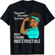 Trigeminal Neuralgia Warrior Indestructible Awareness T-Shirt - T-Shirt | Black
