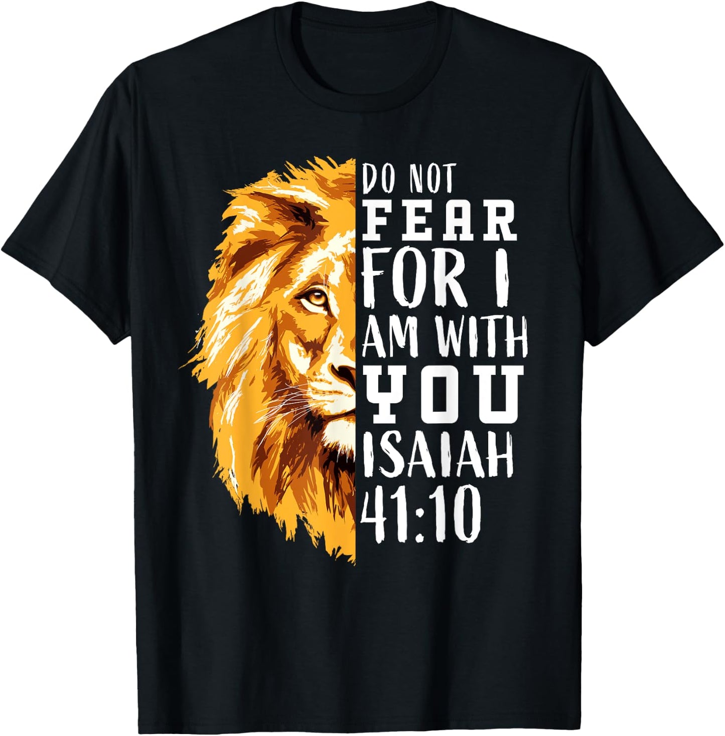Lion of Judah Christian Shirts Gift Kids Bible Verse T-Shirt - T-Shirt | Black