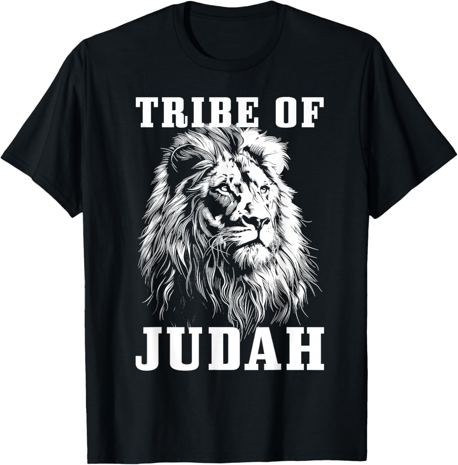 Lion of Judah Tribe Hebrew Israelite Christian Jewish T-Shirt - T-Shirt | Black