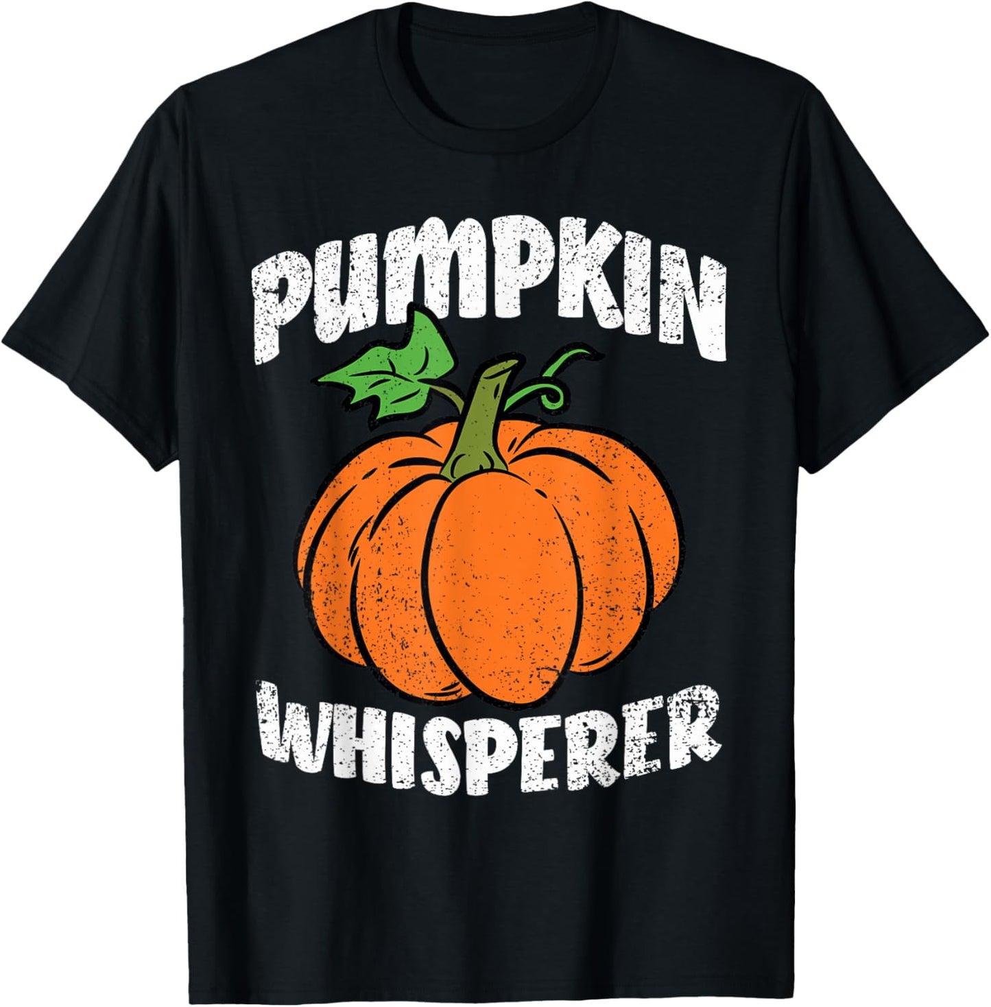 Pumpkin Whisperer Gardening Vegetable Farming Farmer T-Shirt - T-Shirt | Black