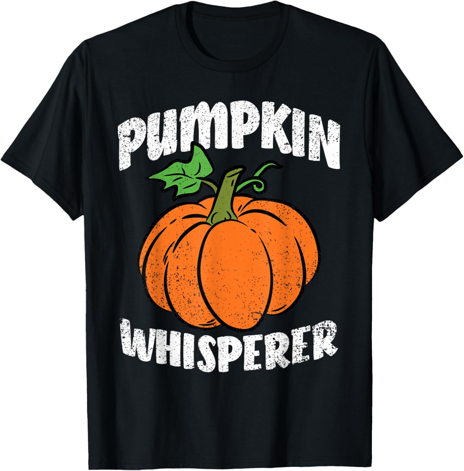 Pumpkin Whisperer Gardening Vegetable Farming Farmer T-Shirt - T-Shirt | Black