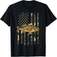 Smallmouth American Flag, smallmouth bass Women Kids Men T-Shirt - T-Shirt | Black