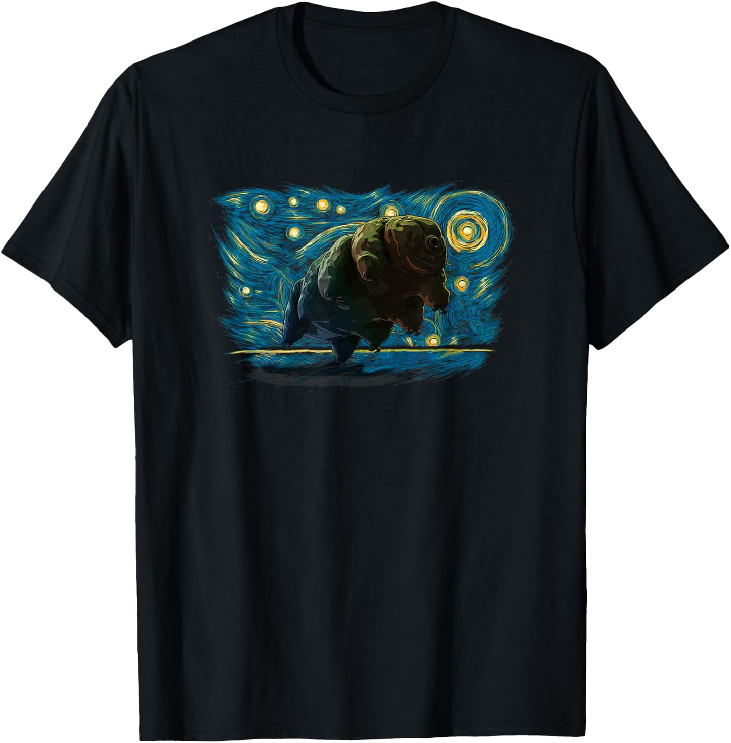 Retro Vintage Style Tardigrade T-Shirt - T-Shirt | Black