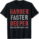 Harder Faster Deeper Because CPR Saves Lifes NURSE Squad T-Shirt - T-Shirt | Black