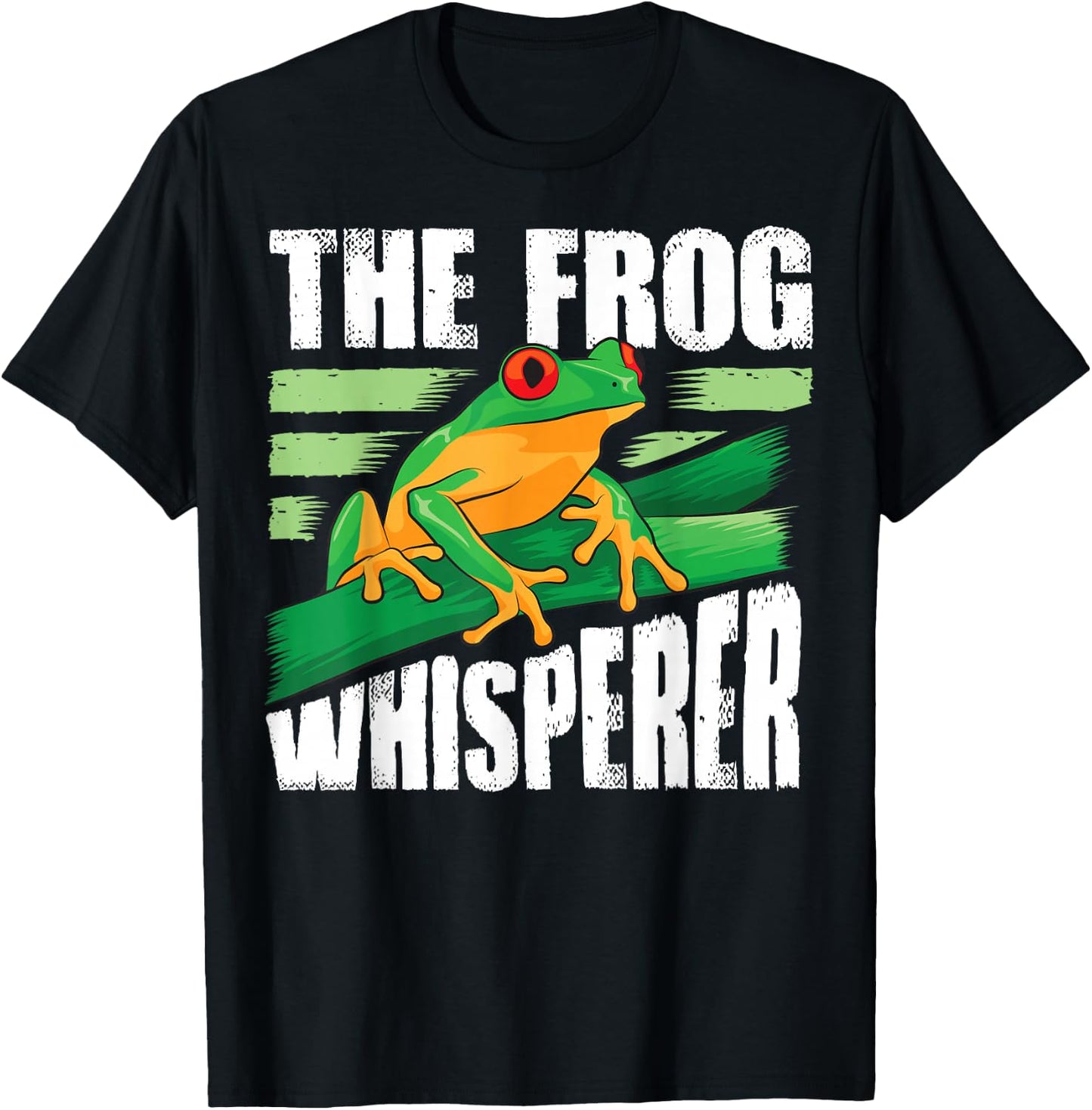 Funny The Frog Whisperer Gift | Cute Bullfrog Fan Boys Girls T-Shirt - T-Shirt | Black