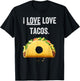 Taco shirts , cinco de mayo, funny taco tuesday lover T-Shirt - T-Shirt | Black