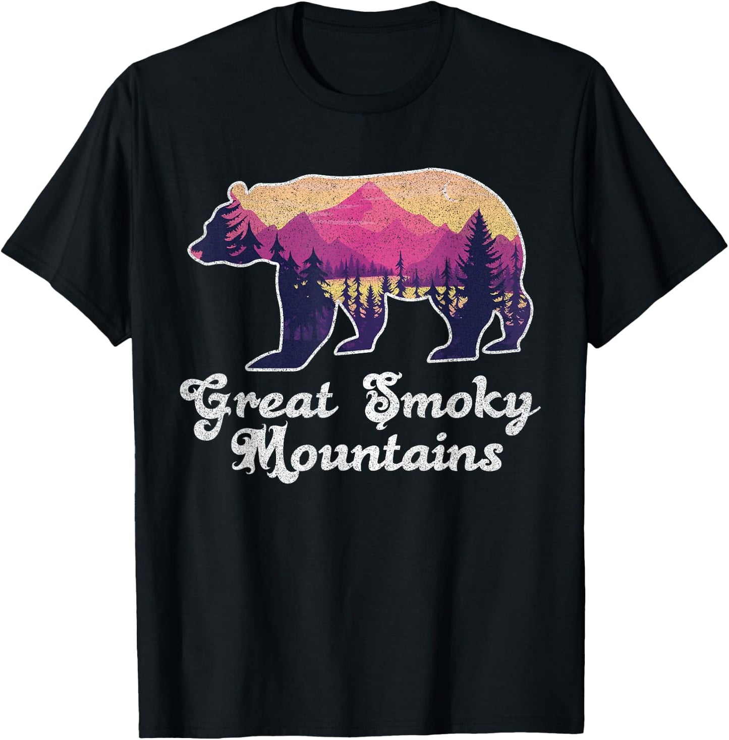 Smoky Mountains Gatlinburg Tennessee Souvenirs T-Shirt - T-Shirt | Black