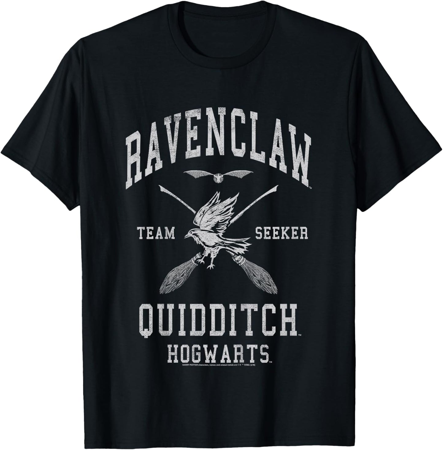 Kids Harry Potter Ravenclaw Team Seeker Text T-Shirt - T-Shirt | Black