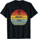 Do The Right Thing Retro T-Shirt - T-Shirt | Black