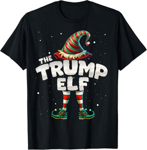 I'm The Trump Elf Family Matching Group Christmas T-Shirt - T-Shirt | Black