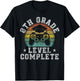 8th Grade Level Complete Eighth Grade Graduation Video Gamer T-Shirt - T-Shirt | Black