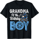 Grandma of the Birthday Boy Dirt Bike B-day motocross Party T-Shirt - T-Shirt | Black