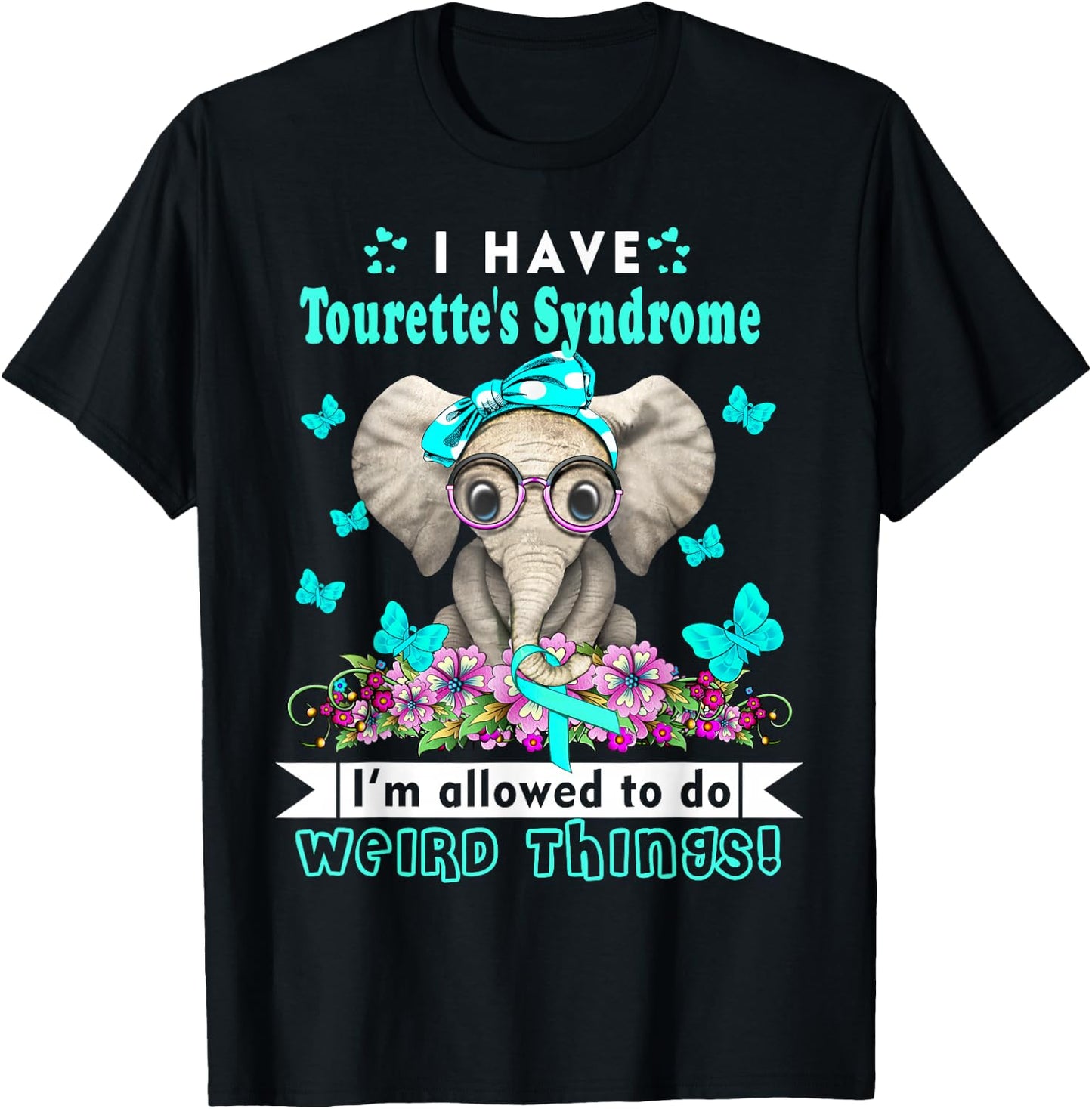 I have Tourettes Syndrome Awareness T-Shirt - T-Shirt | Black