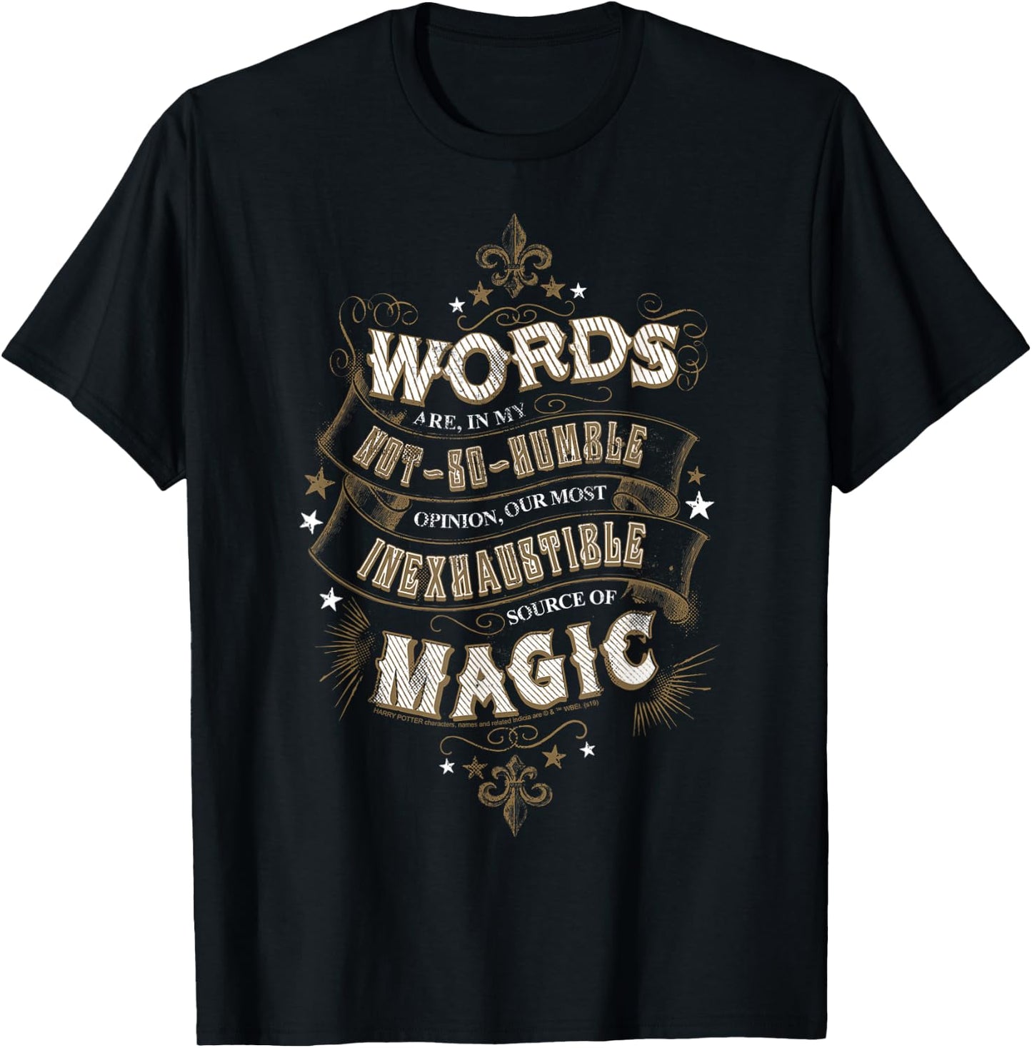 Harry Potter Words Are An Inexhaustible Source Of Magic T-Shirt - T-Shirt | Black