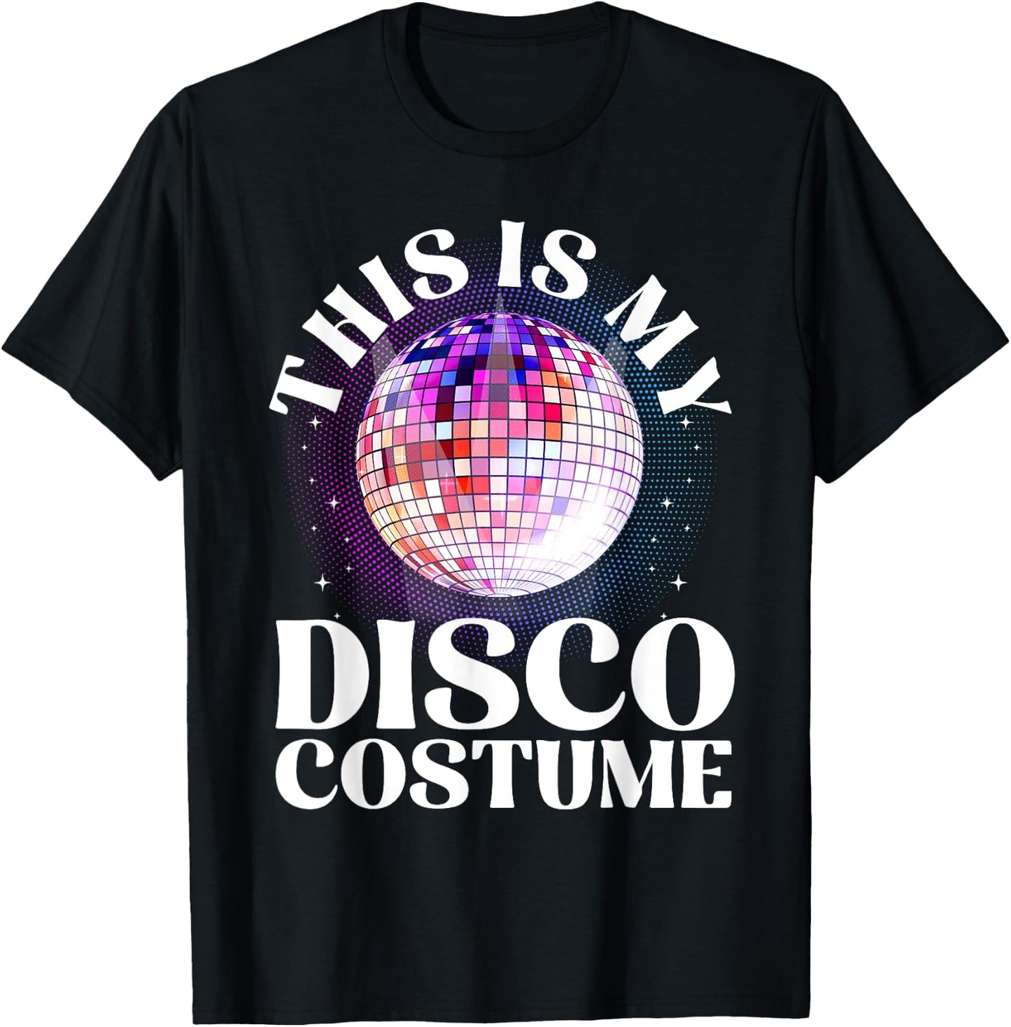 80s Disco Art Women 70s Ball Costume Disco Dance T-Shirt - T-Shirt | Black