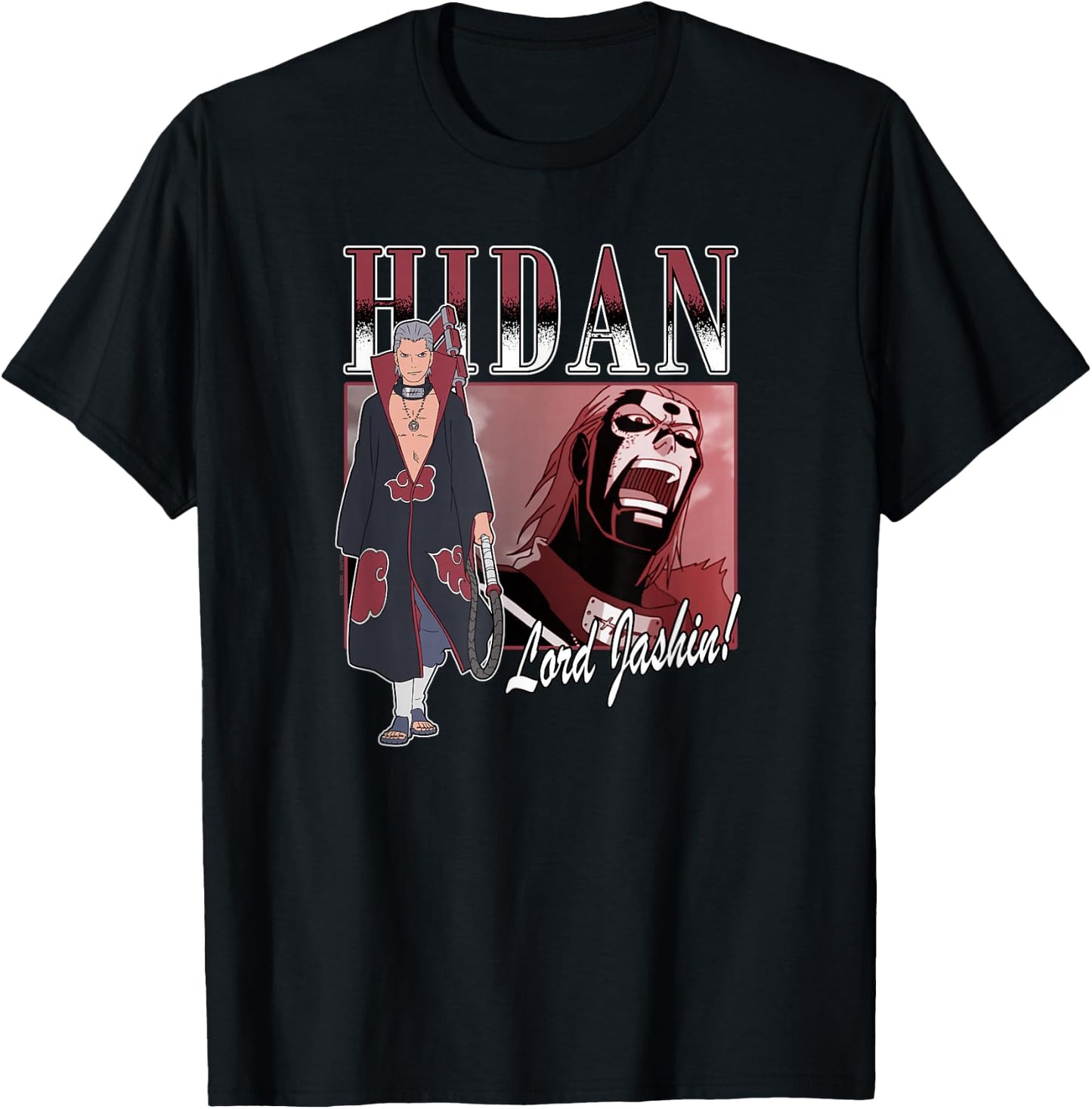 Naruto Shippuden Hidan Praise Jashin Akatsuki Org Anime T-Shirt - T-Shirt | Black