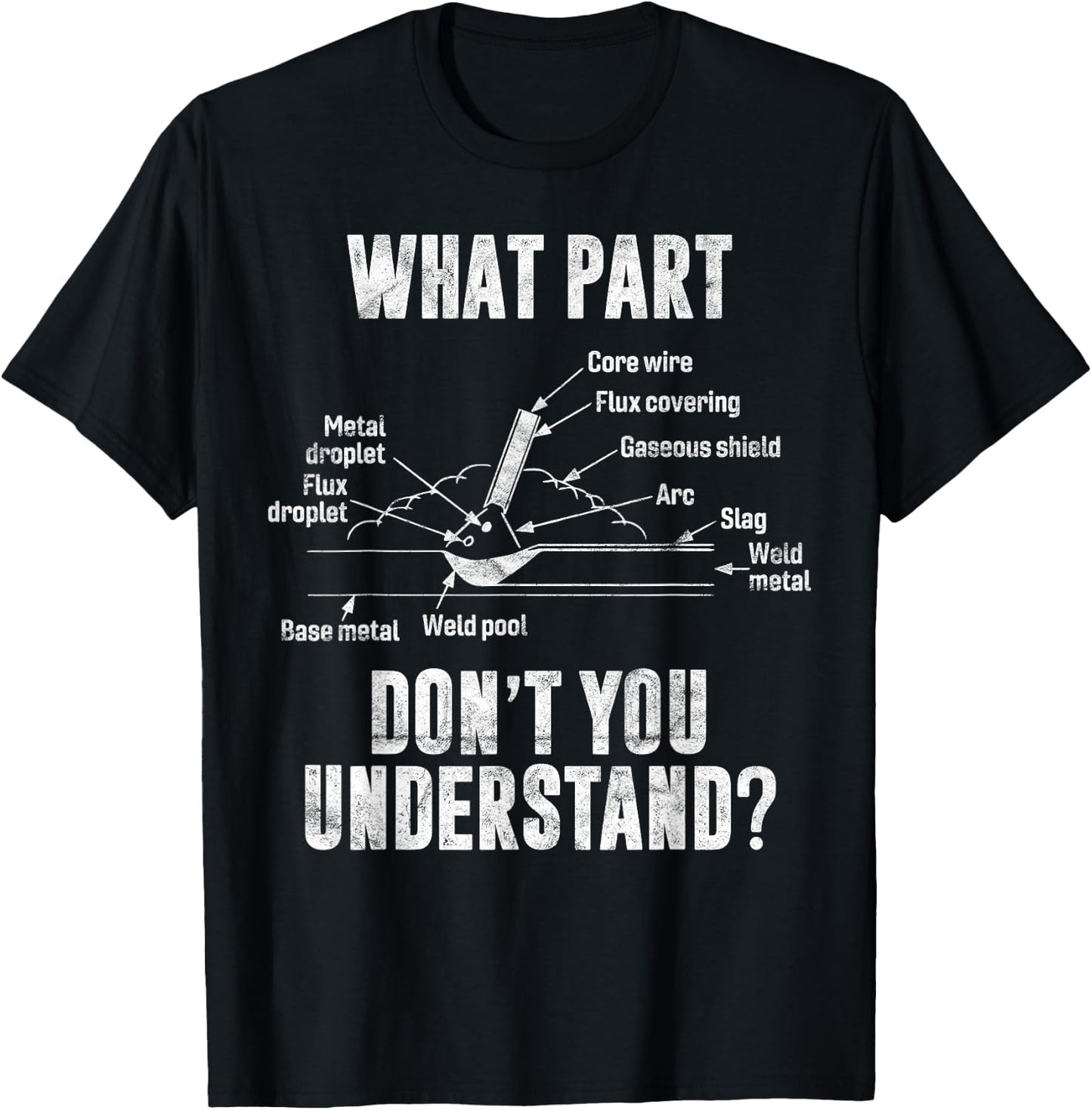 What Part of Dont You Understand Welder Gift Welding Costume T-Shirt - T-Shirt | Black