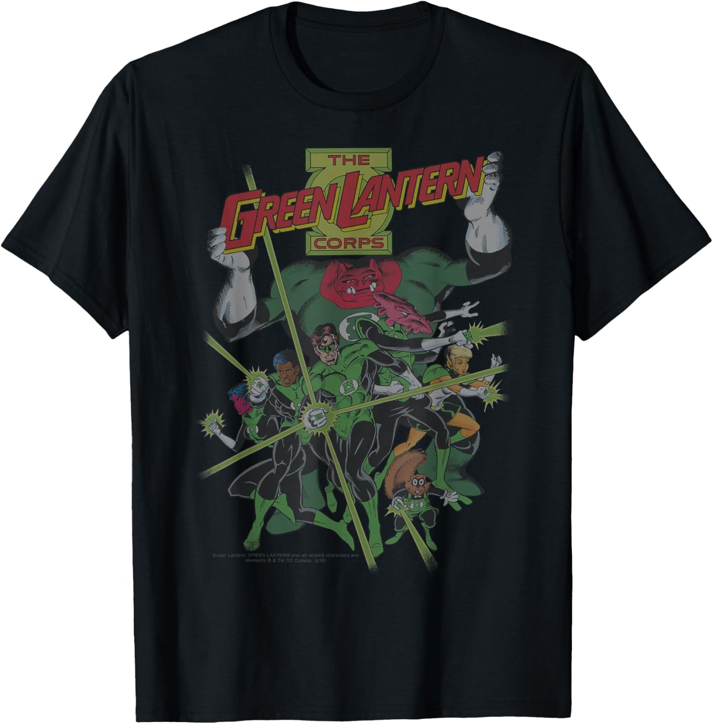 DC Comics The Green Lantern Corps T-Shirt - T-Shirt | Black