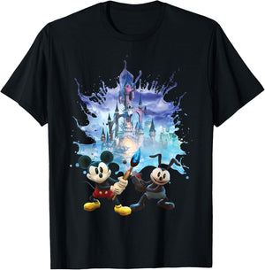 Disney Epic Mickey Portal Portrait Small T-Shirt - T-Shirt | Black