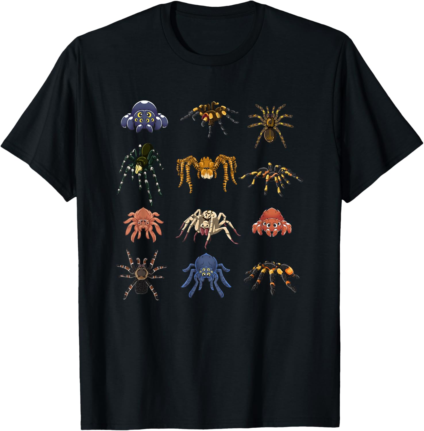 Spider Animal Gifts Black Short Sleeve , Tarantula Arthropod Spider for Arachnid Enthusiasts, -Kids, Small T-Shirt - T-Shirt | Black