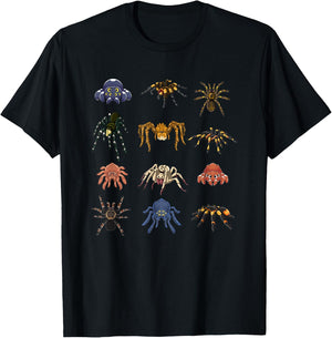 Spider Animal Gifts Black Short Sleeve , Tarantula Arthropod Spider for Arachnid Enthusiasts, -Kids, Small T-Shirt - T-Shirt | Black