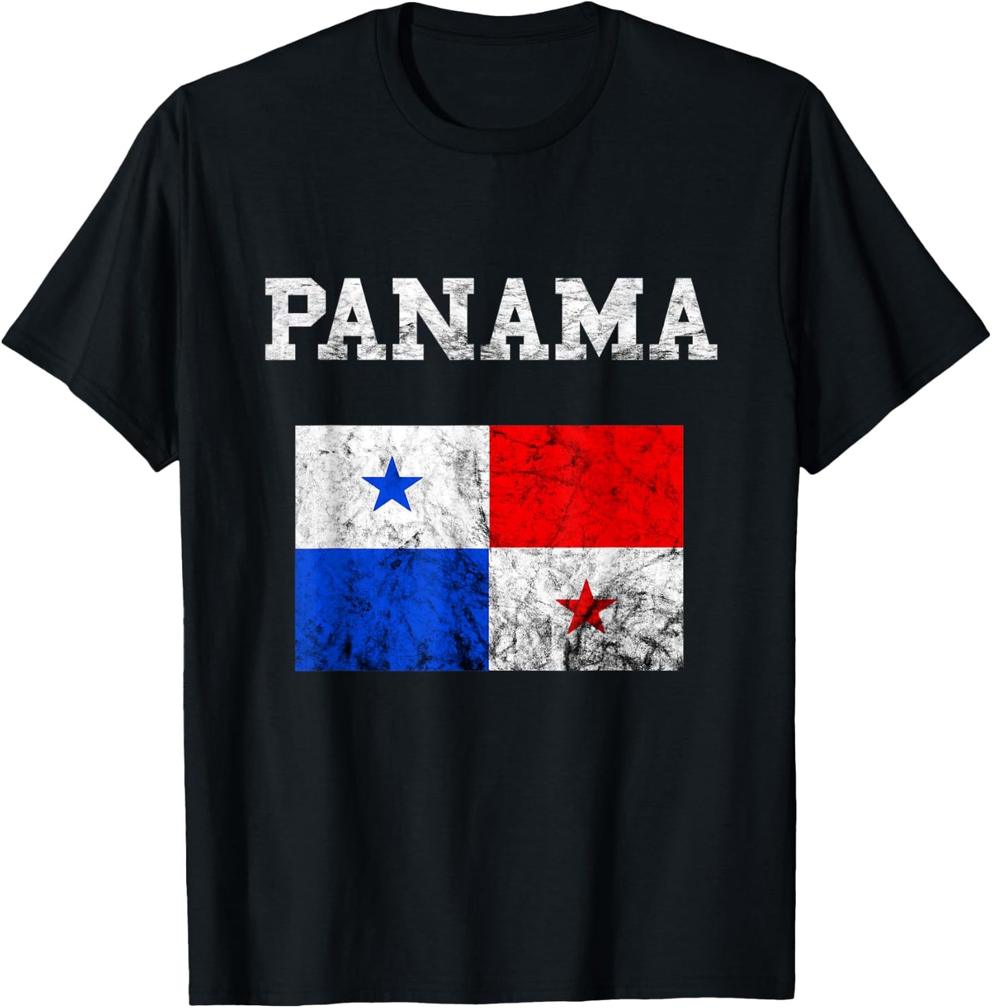 Panama Flag Panama City Tourist Travel T-Shirt - T-Shirt | Black