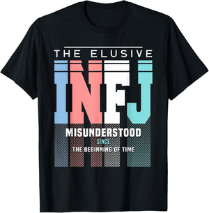INFJ Pride - INFJ Misunderstood Since The Beginning Of Time T-Shirt - T-Shirt | Black
