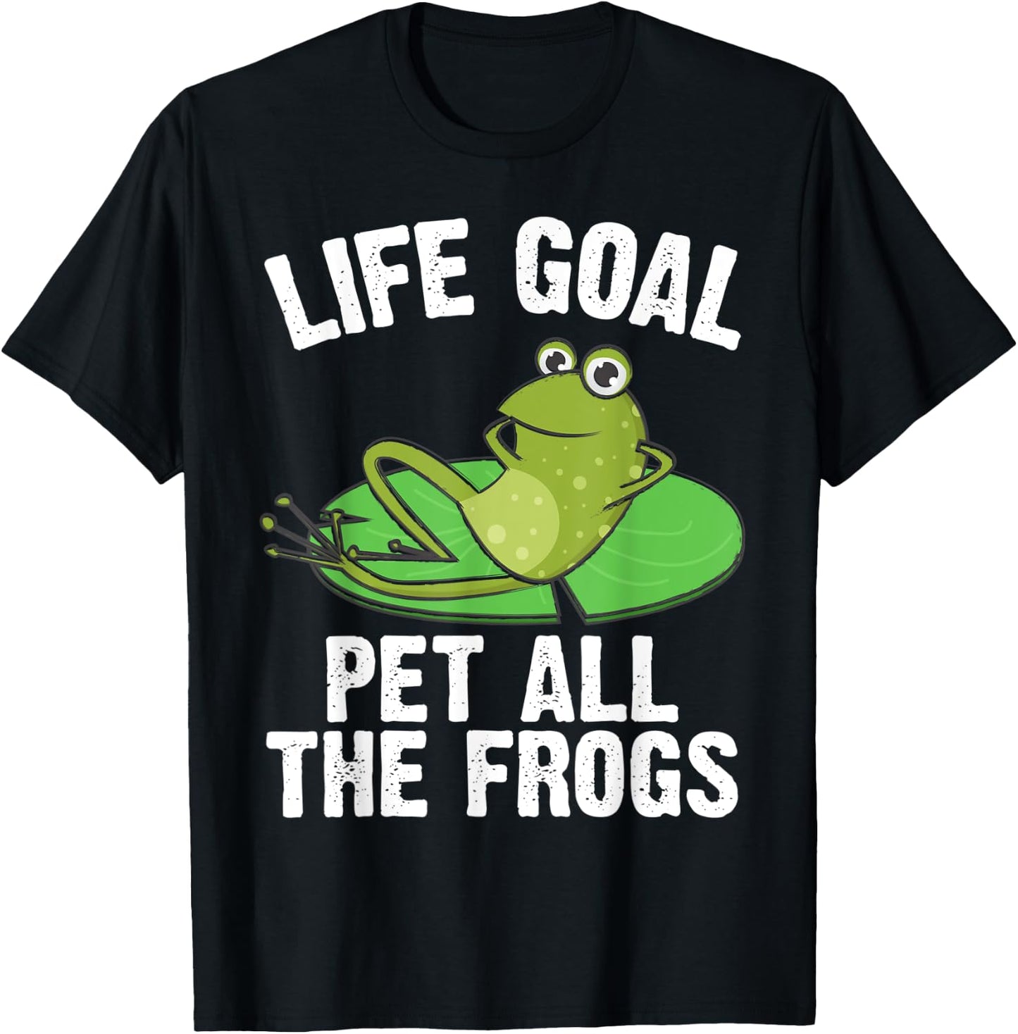 Frog Gift Women Cute Bullfrog Toad Tadpole Lovers T-Shirt - T-Shirt | Black