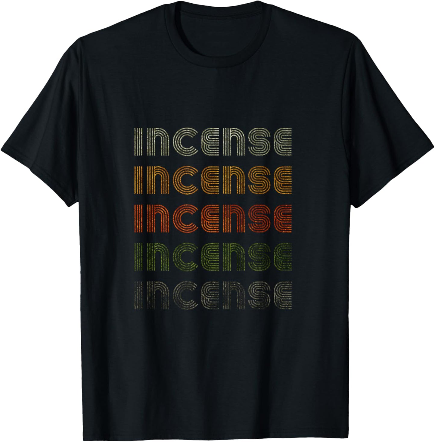 Love Heart Incense Grunge Vintage Style Black Incense T-Shirt - T-Shirt | Black