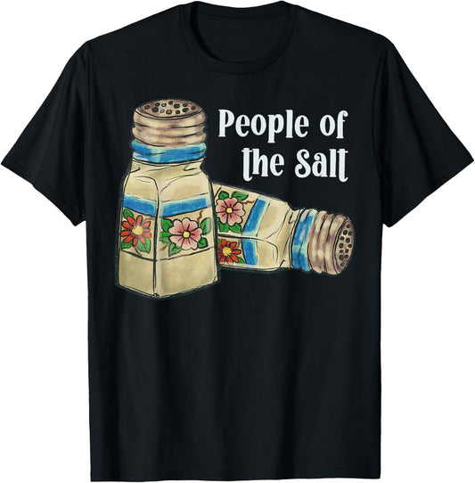 POTS Syndrome People Of The Salt Funny Chronic Illness T-Shirt - T-Shirt | Black